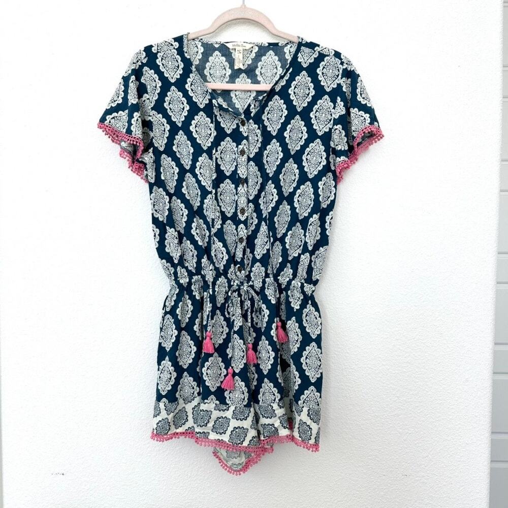 Matilda Jane Patterned Romper with Tassel‎ Details, Size S